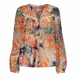 PAISLEY FLOWERS 250 ORANGE