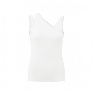 RIB TOP BRIGHT WHITE