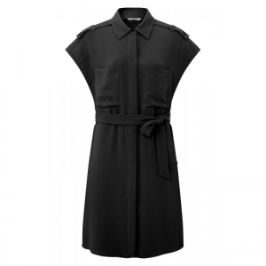 SLEEVELESS DRESS WITH POCKETS 93911 BLACK