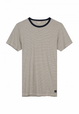 CREW STRIPED JERSEY 251 sand