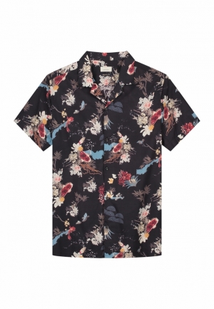 SHIRT MULTI MIX VOILE 649 dark navy