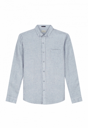 SHIRT LINEN MELANGE 614 MOONlight b