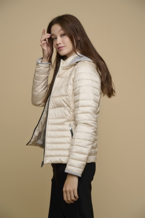 ZIZIA JACKET PADDED DETACHABLE BIRCH
