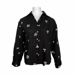 C001 BLACK BLACK/WHITE
