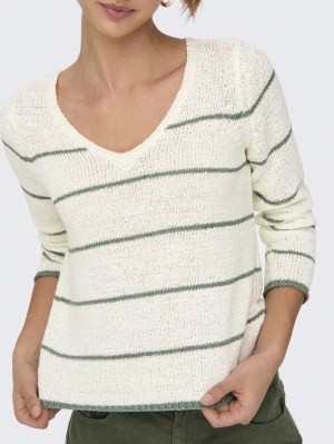 15340862 STRIPES CLOUD DANCER