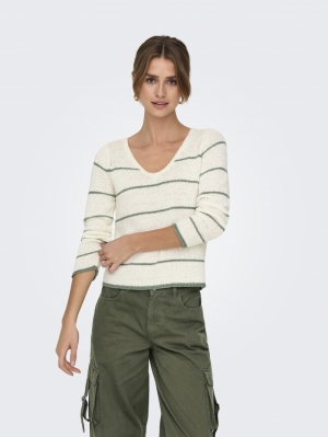 15340862 STRIPES CLOUD DANCER