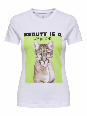 15291975 CATTITUDE BRIGHT WHITE