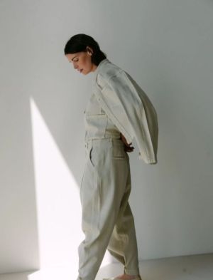 YELENAS6 BEIGE JEANS BEIGE JEANS
