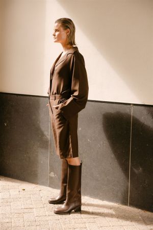 ANNEMIJN HS CITY SHORT BROWN BROWN
